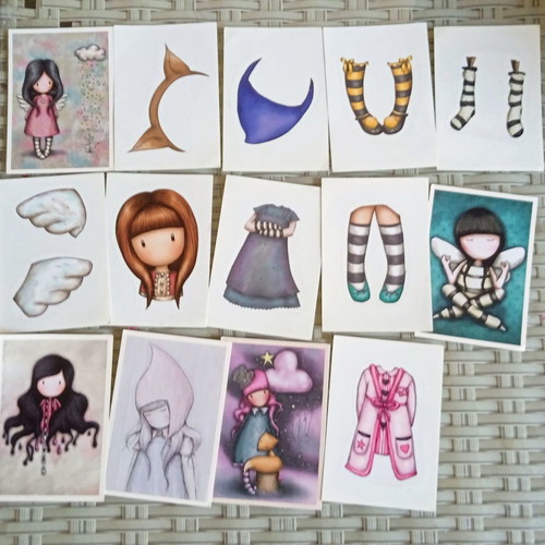 Santoro 2017 stickers like new with purple album and red album gift