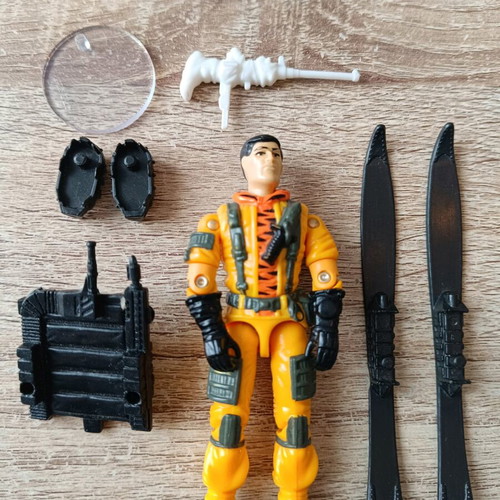 Gijoe Tiger Force Blizzard figure like new with partial accessories