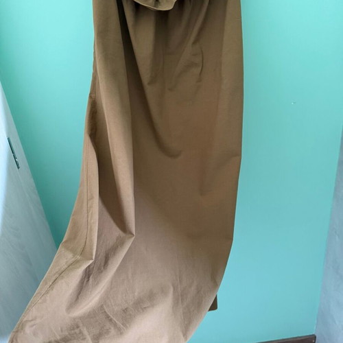Massimo Dutti maxi skirt beige-brown like new, elastic waist