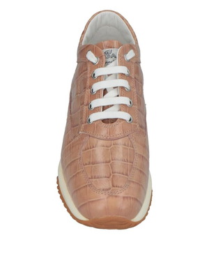Hogan Interactive sneakers like new, size 37, nude pink with crocodile pattern