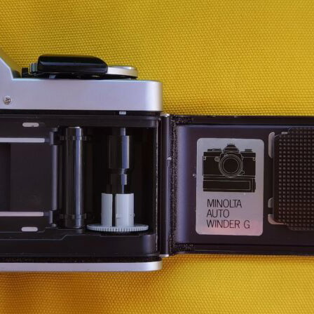 Minolta XG9 camera with Minolta MD 50mm 1:2 lens like new