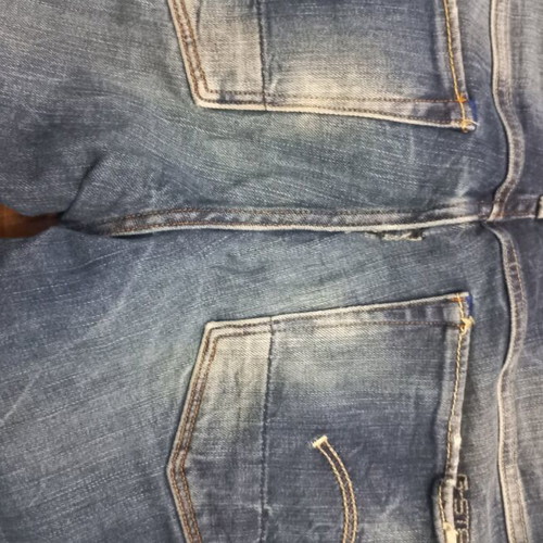 Men's jeans pants used, blue