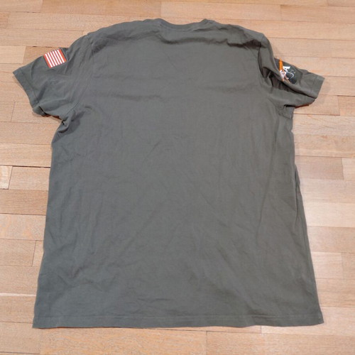 Alpha Industries NASA cotton shirt size L military green near to excellent condition