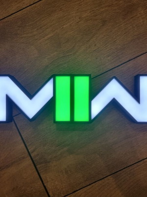 MW3 2 LED lamp gaming decor new