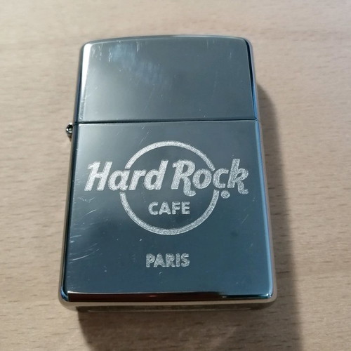 Zippo lighter used from Hard Rock Cafe Paris collection
