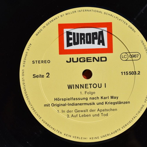 Winnetou 1 Episode 1/3 LP used, German