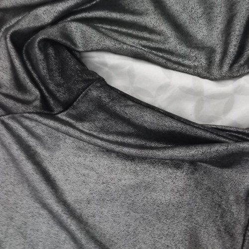 Phenomenon evening blouse like new, black and silver, size XL