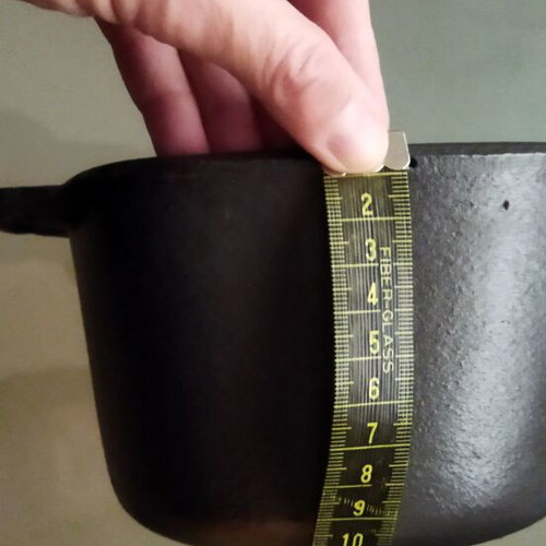 Cast iron fondue set like new