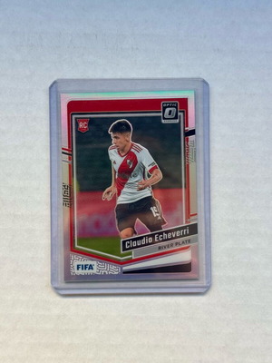 Claudio Echeverri 2023-24 Panini Donruss Silver Optic Prizm Rookie Card new