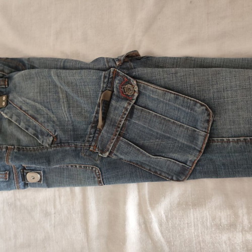 Miss Sixty Cargo Jeans like new, washed denim, size 25