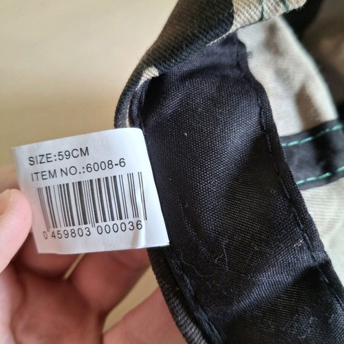 Camouflage hat like new, multicolor, size 59
