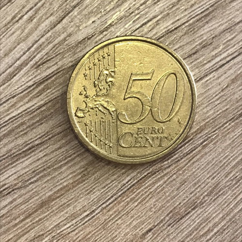 Vatican 50 Cent Euro Coin 2017 like new