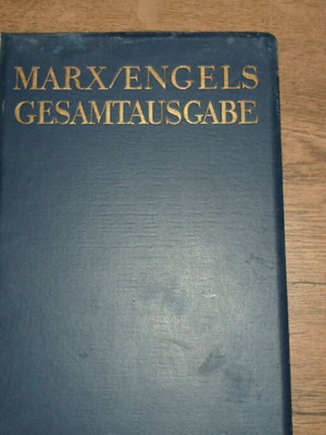 Marx Engels Gesamtausgabe Volume 3 German edition
