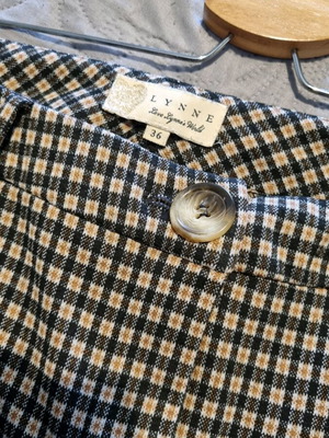 Lynne checked women's pants no36 like new, winter fabric
