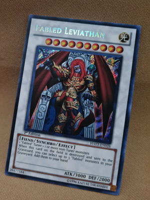 Fabled Leviathan Yu-Gi-Oh Secret Rare κάρτα