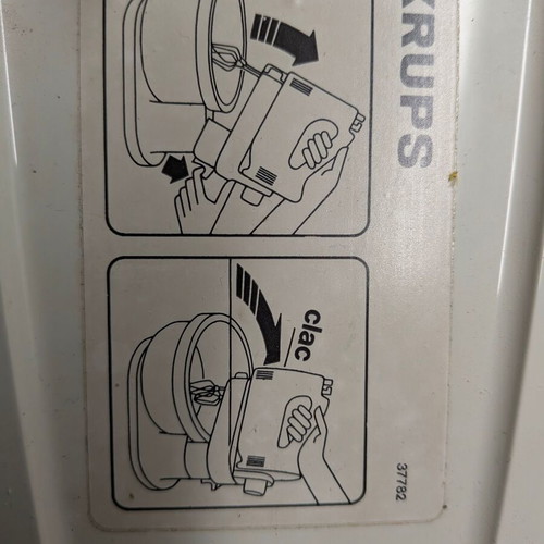 Krups hand mixer with rotating bowl used