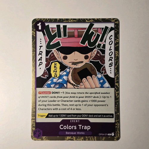 Colors Trap One Piece Card Game OP04-074 -  1,00 - Vendora.cy