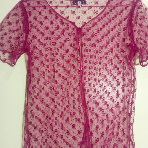 Vintage bolero in intense fuchsia color, like new