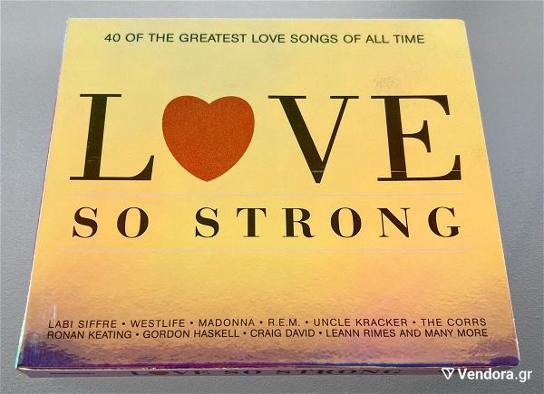  Love so strong 2cd sillogi REM, Madonna, Westlife