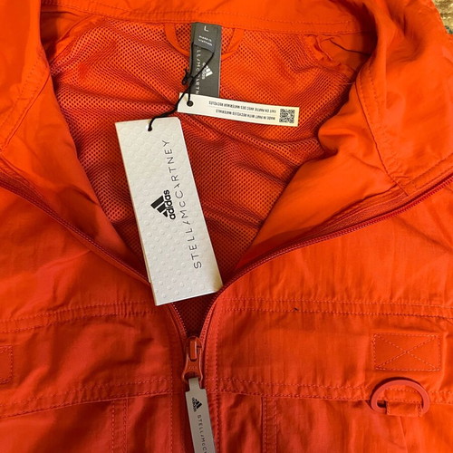 Stella McCartney women's windbreaker large new orange
