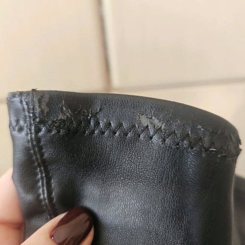 Zara over the knee boots used, black, size 39