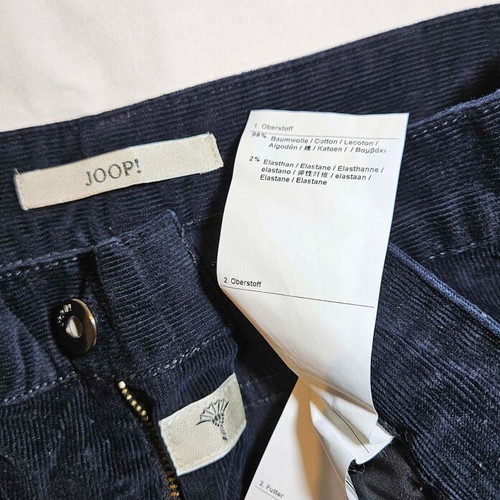 Joop! men's dark blue corduroy pants, size M