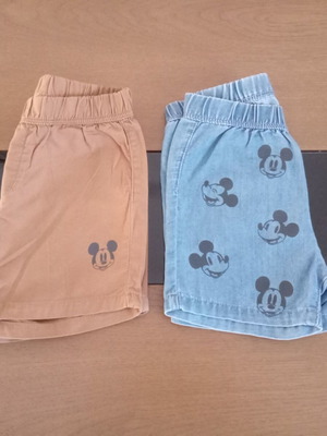 H&M σορτς για αγόρι, σετ 2 με Mickey Mouse, 1,5-2 ετών
