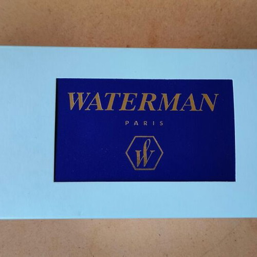 Waterman Hemisphere ballpoint pen new, blue with metal details