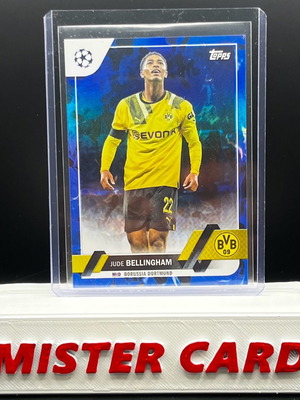 Κάρτα Jude Bellingham 2022-23 Topps Uefa CC Flagship Blue Inferno μεταχειρισμένη