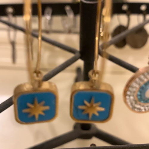 Steel earrings hoops new