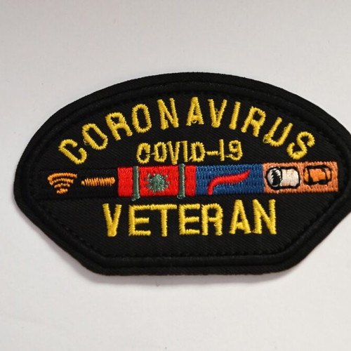Coronavirus Veteran Patch new embroidered iron-on