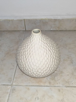 Κεραμικό διακοσμητικό βάζο ASA Selection ανάγλυφο minimal design σαν καινούργιο