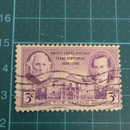 United States stamp 1936 like new, 100th anniversary of Texas