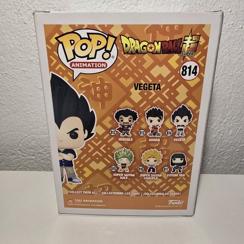 Funko POP! Vegeta Dragonball Super #814 like new