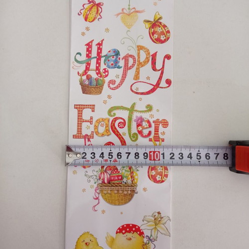 Easter paper bags for candle, set of 3, new