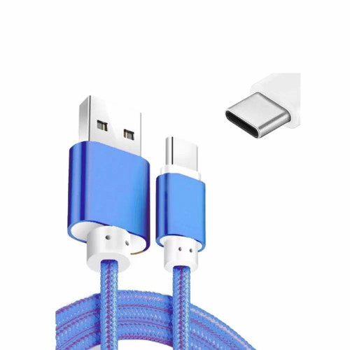 USB Type C charging cable blue 164cm new