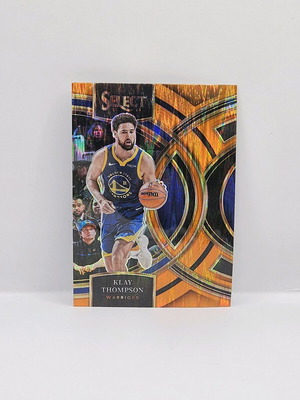 Panini Select Klay Thompson Orange Flash premier level