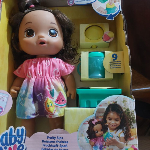 Hasbro Baby Alive Fruity Sips doll new for ages 3+
