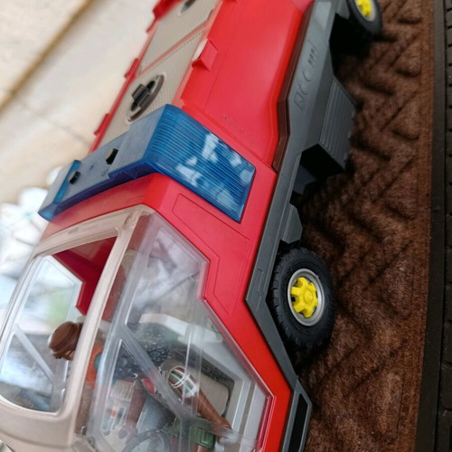 Playmobil fire truck used