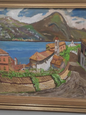 Painting by K. Fatouros used 68x60 canvas on wood