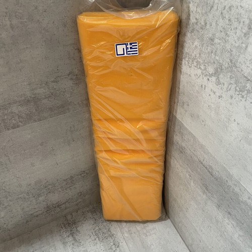 Tulle fabric new, 50 meters, light orange, double width