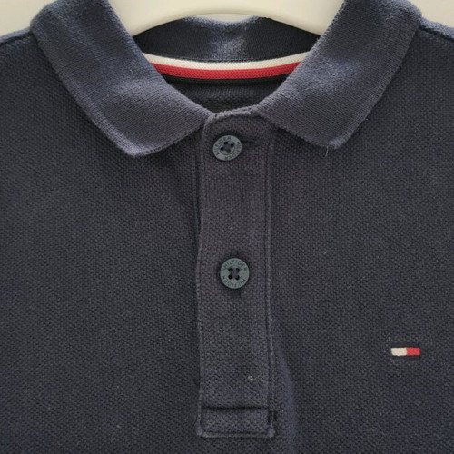 Tommy Hilfiger Polo Shirt for Boys 4 Years, Size 110, Like New, Gray and Blue