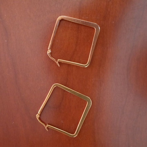 Steel earrings new that do not change color