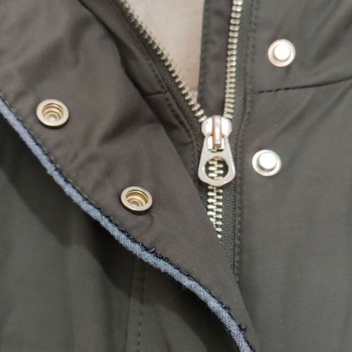 ZARA green parka jacket with fur lining, waterproof, size M