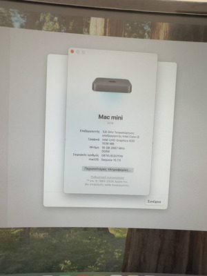 Mac Mini 2018 like new