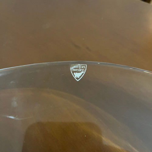 Orrefors Sweden solid platter like new