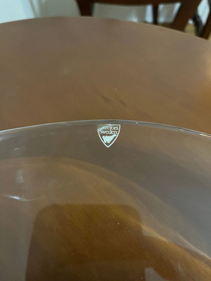 Orrefors Sweden solid platter like new