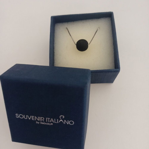 Set of 3 women's necklaces with volcanic stone, like new