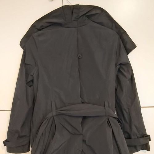 Women's trench coat used, black, size L