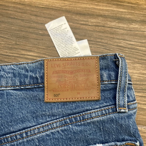 Levi's 501 Premium High Rise Jeans like new, blue, size S
